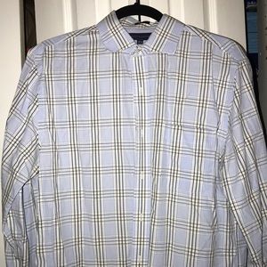 Men’s- Tommy Hilfiger Plaid Button Down- 15 1/2